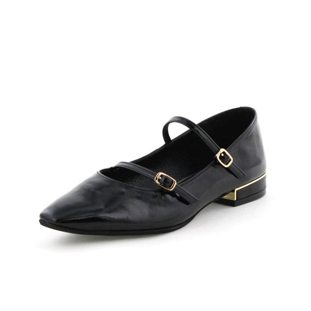 HIMIKO（HIMIKO）/結婚式〜お仕事まで【卑弥呼25AW】ダブルベルトローヒールメリージェーンパンプス/651313