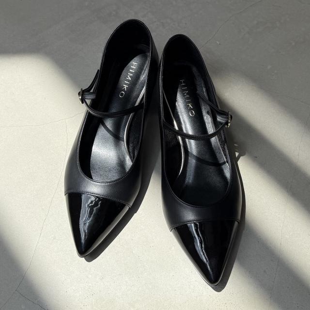 HIMIKO（HIMIKO）/すっきりストラップ【卑弥呼25AW】ポインテッドトゥメリージェーンパンプス/651314