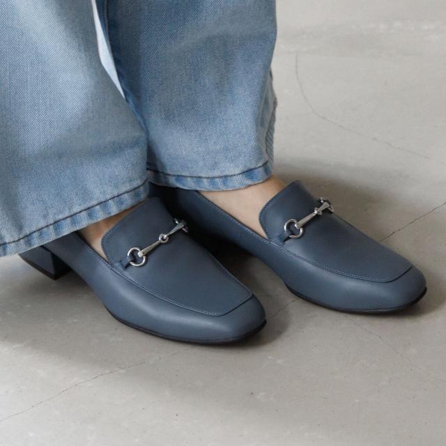 HIMIKO（HIMIKO）/【卑弥呼25AW】スクエアトゥビットローファー