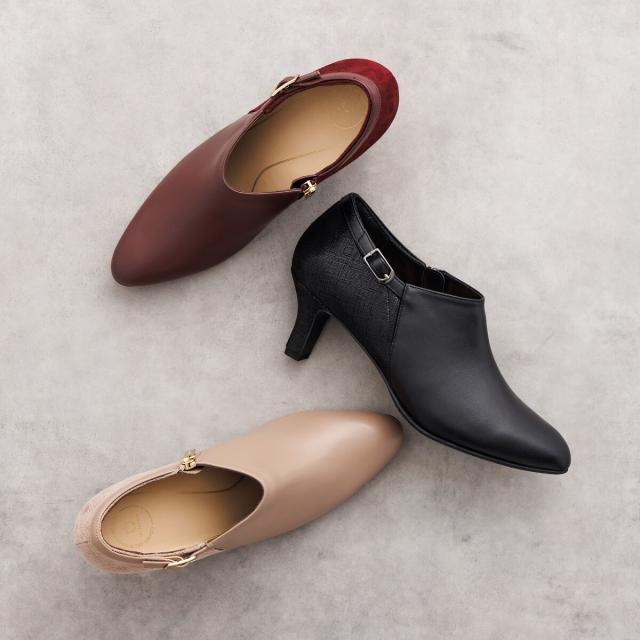 HIMIKO（HIMIKO）/[快適ウォーク]【撥水】【卑弥呼25AW】ヒールブーティ/655301