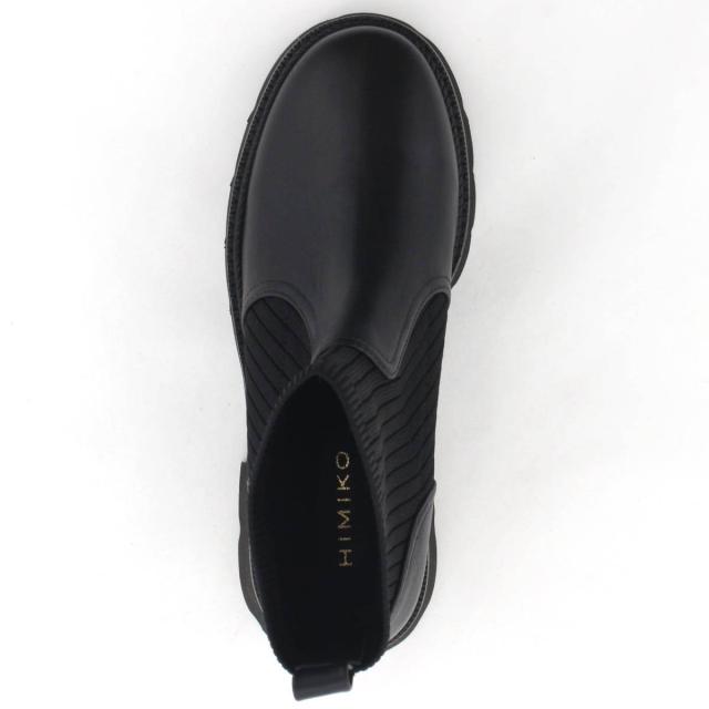 HIMIKO（HIMIKO）/ニットが優しく包み込む【卑弥呼25AW】トラックソールリブニットブーツ/651419