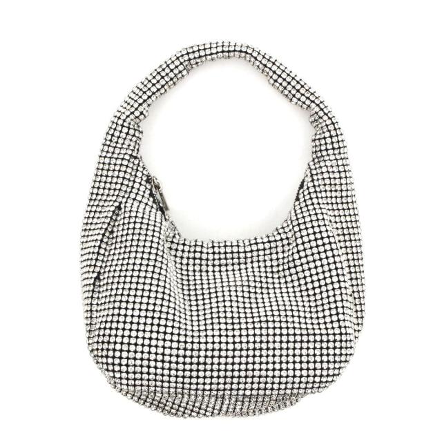 HIMIKO（HIMIKO）/パーティーにも【卑弥呼25AW】ラインストーンワンハンドルバッグ/554381