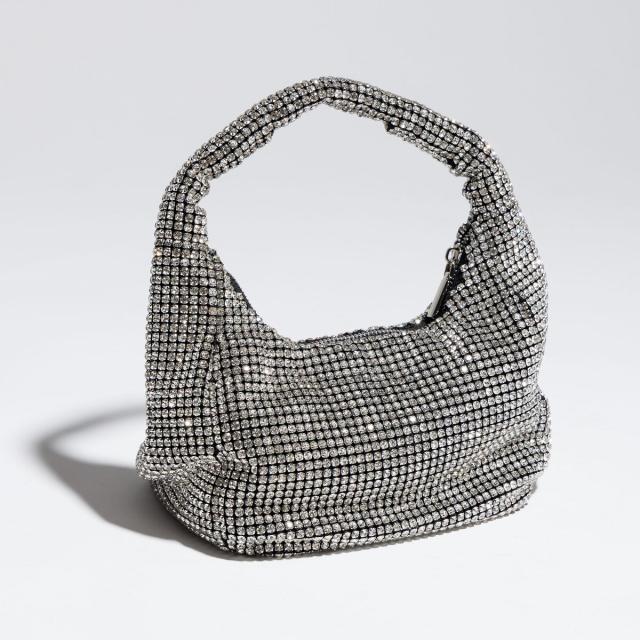 HIMIKO（HIMIKO）/パーティーにも【卑弥呼25AW】ラインストーンワンハンドルバッグ/554381