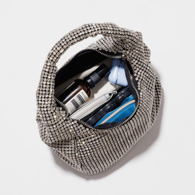 HIMIKO（HIMIKO）/パーティーにも【卑弥呼25AW】ラインストーンワンハンドルバッグ/554381