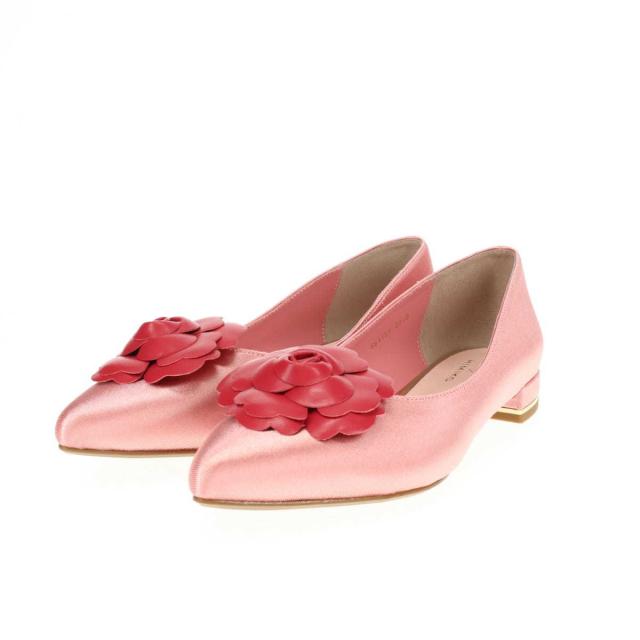 HIMIKO（HIMIKO）/コラボ【HANAE MORI×HIMIKO】 フラワーモチーフ フラットパンプス/661127_15