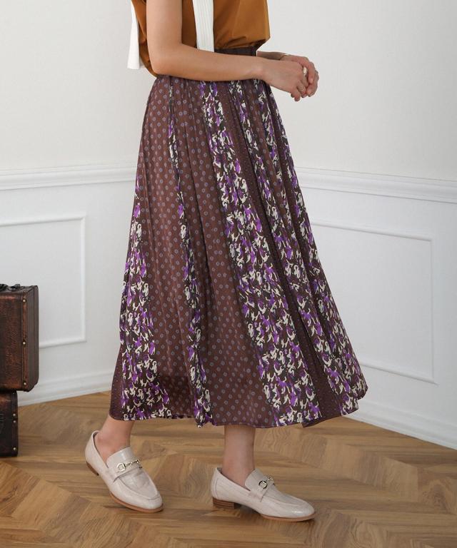 ブージュルード（Bou Jeloud）/マルチパターン割繊スカート