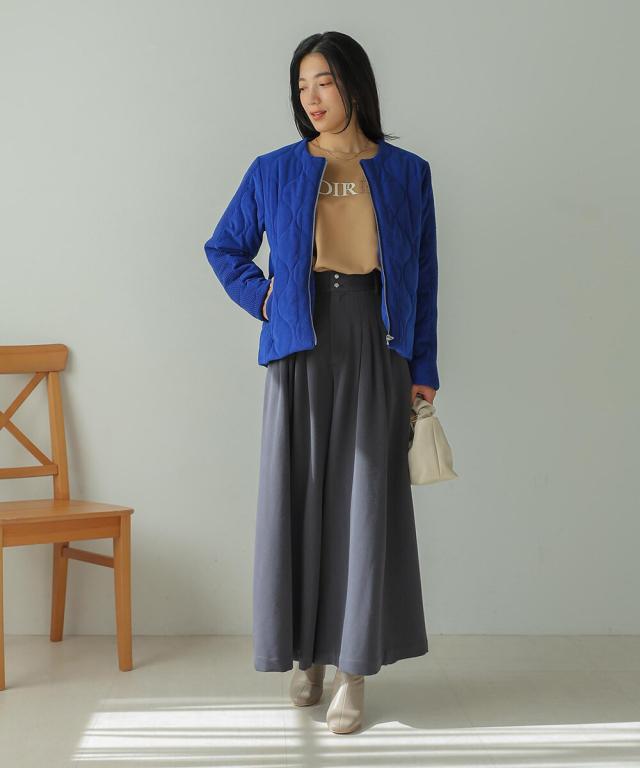 ブージュルード（Bou Jeloud）/コーデュロイ×ニットコートの通販はau 