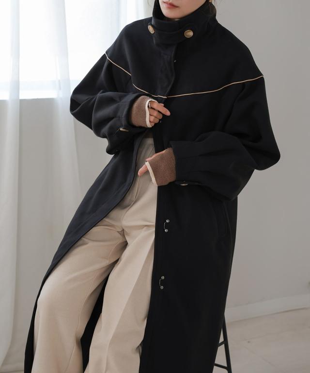 バブ（Bab）/配色パイピングコート