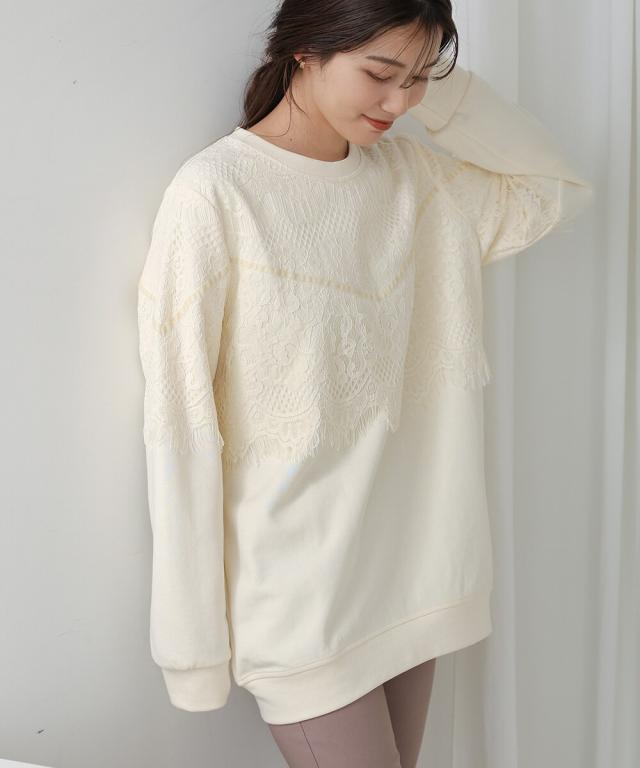 ★美品　トップス　bou jeloud ブージュルード　レース 楽天市場】【SALE／20%OFF】刺繍レーストップス Bou Jeloud バブ