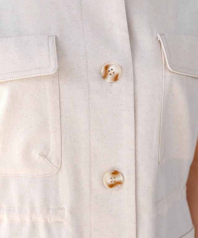 ブージュルード（Bou Jeloud）/リネンバイオウォッシュワークベスト