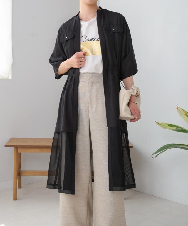 ブージュルード（Bou Jeloud）/メッシュドッキングブルゾンの通販はau