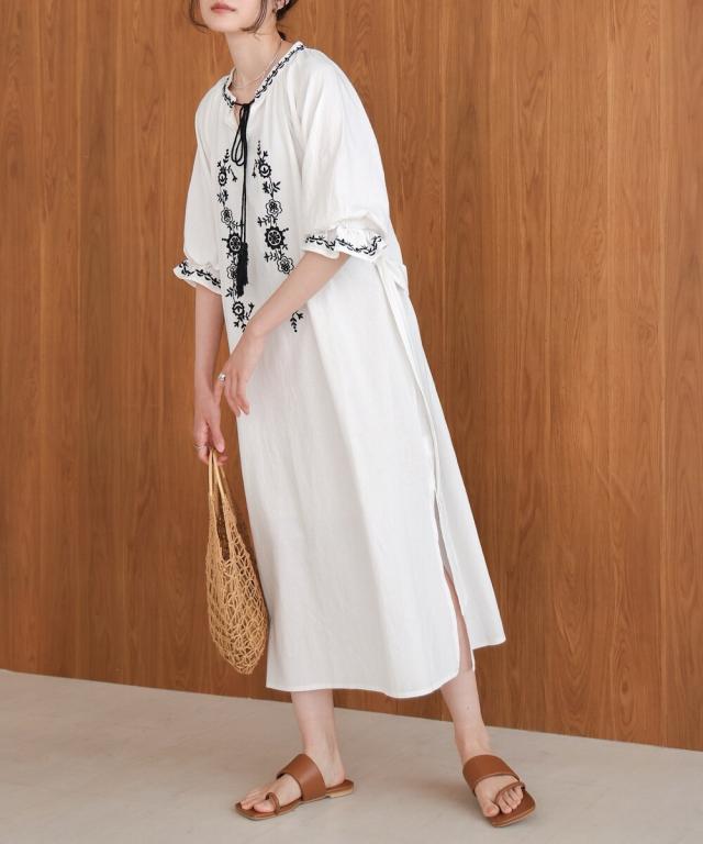 バブ（Bab）/刺繍タッセルワンピースの通販は 5,286円