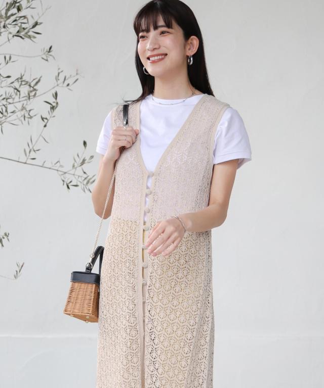 ブージュルード（Bou Jeloud）/ワシ混ニット前後2wayワンピースの通販