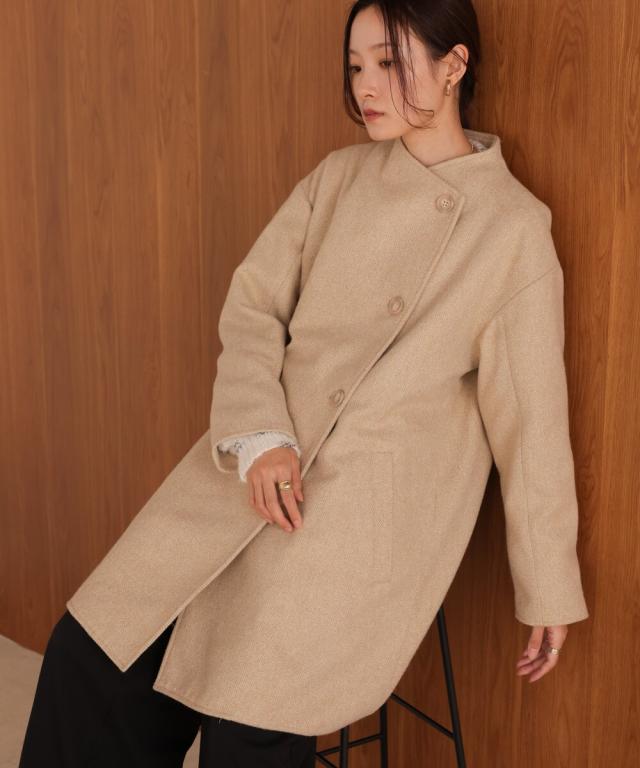 バブ（Bab）/スタンドカラーライトアウター