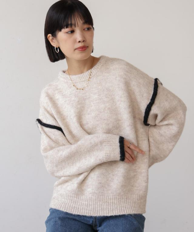 ブージュルード（Bou Jeloud）/配色デザインニットの通販はニット・セーター