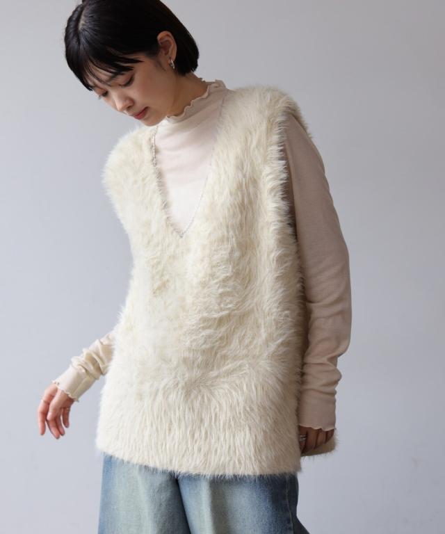 ブージュルード（Bou Jeloud）/ソウバリシャギーニットベストの