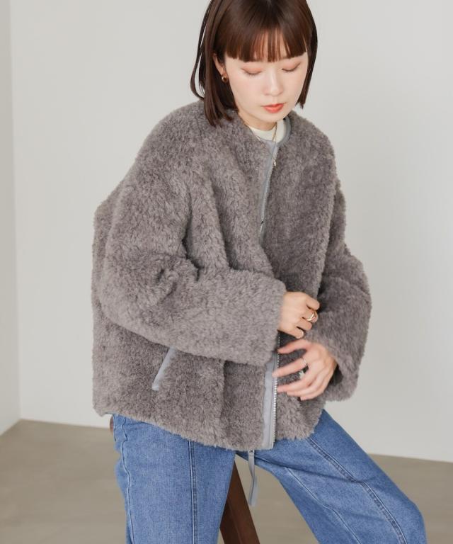 ブージュルード（Bou Jeloud）/ボアショートアウターの通販はau PAY