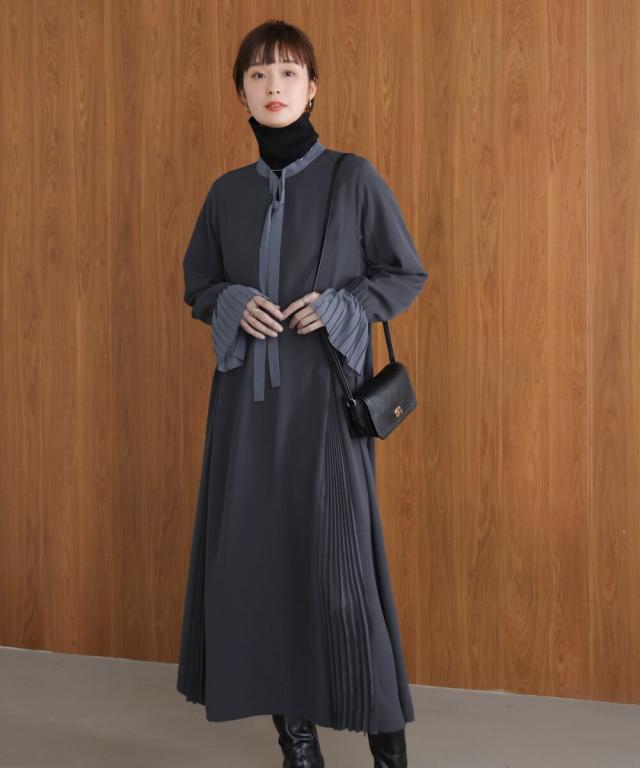 ブージュルード（Bou Jeloud）/プリーツワンピース