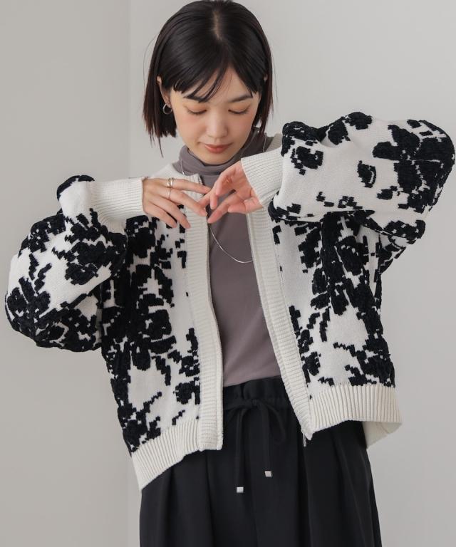 ブージュルード（Bou Jeloud）/フラワーモールカーデ