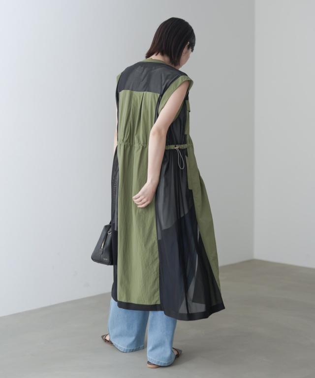 ブージュルード（Bou Jeloud）/メッシュドッキングワークジレ_8