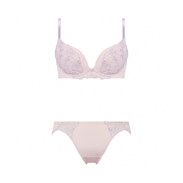 ホワイト コルセットスタイル ブラジャー セット ブライダル