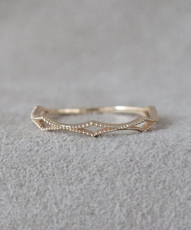 ノワール ド プーペ（NOIR DE POUPEE）/K10 regalino ランバス ゴールド リングの通販は 12,848円