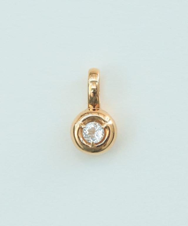 ノワール ド プーペ（NOIR DE POUPEE）/flavor ホワイトトパーズ　チャーム　silver925