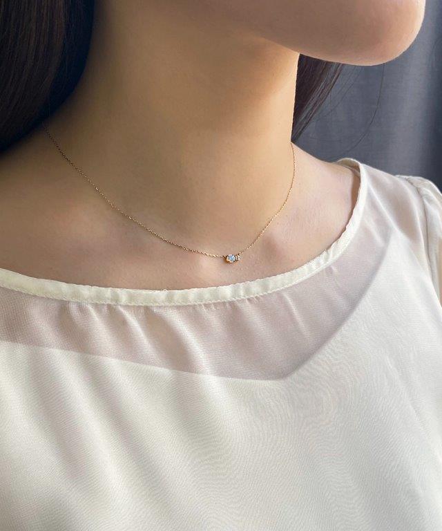 ノワールドプーペ　18金 オパールネックレス ノワール ド プーペ（NOIR DE POUPEE）/K10 オパール×ロイヤル