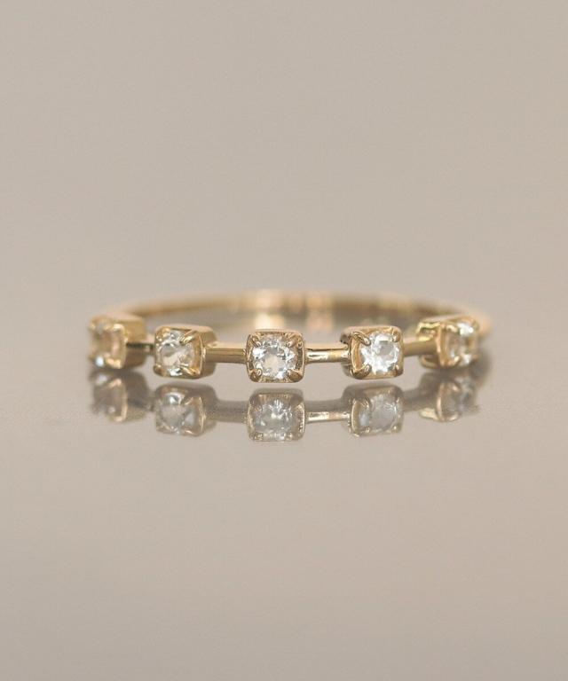 新品】NOIR DE POUPEE regalinoリング K10 YG 9号 NOIR DE POUPEE 指輪