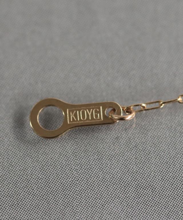ノワール ド プーペ（NOIR DE POUPEE）/K10 le bois スクエア透かしダイヤモンド　ネックレス_3