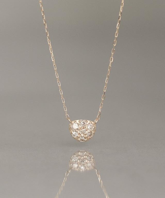 k18wgネックレス NOIR DE POUPEE k10トップ付 NOIR DE POUPEE】K10