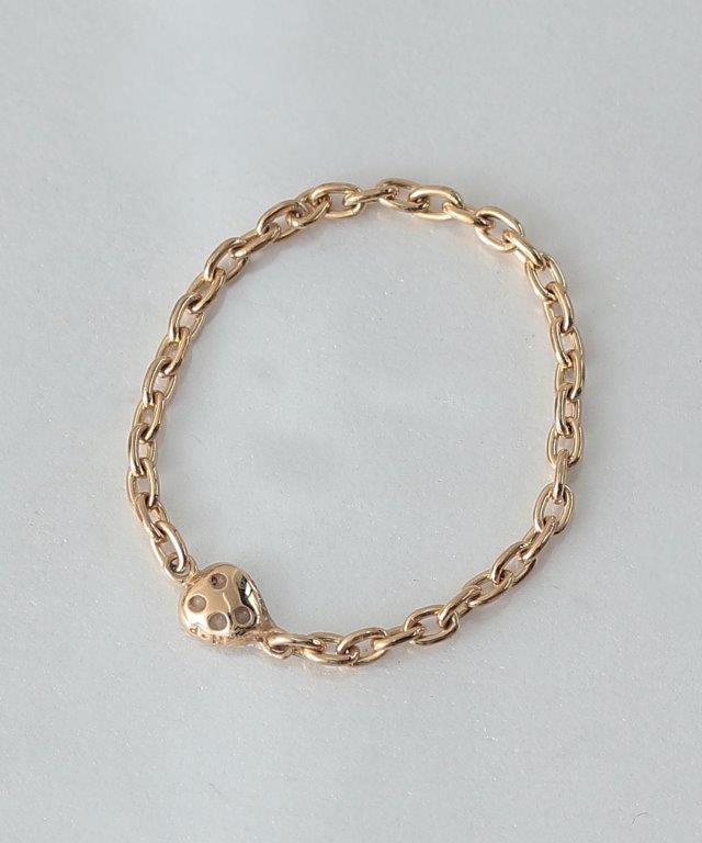 ノワールドプーペ K10 ブラウンダイヤモンド リング ノワール ド