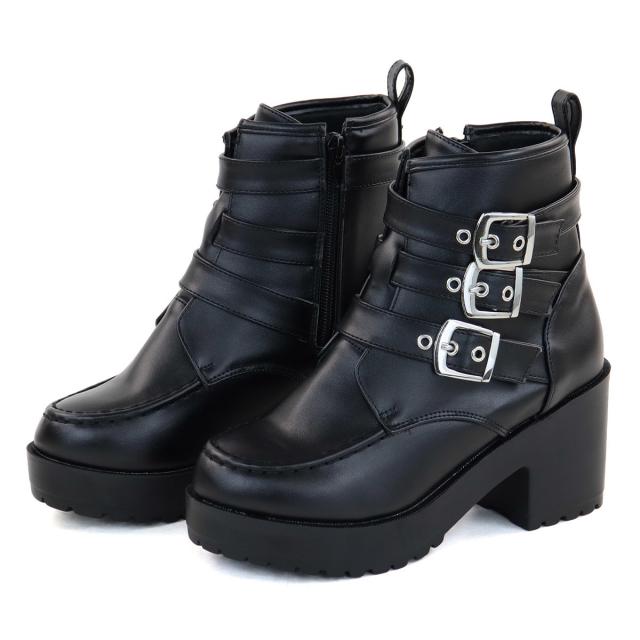 ラブハンター（LOVE HUNTER）/★厚底ベルテッドブーツ★1639の通販は