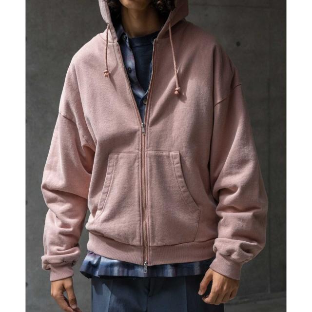 モンキータイム（monkey time）/オゾンウォッシュ フレンチテリー フルジップ フーディーの通販は