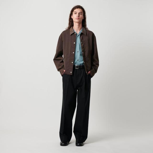 モンキータイム（monkey time）/ヴィンテージ ナイロン ツイル レザー