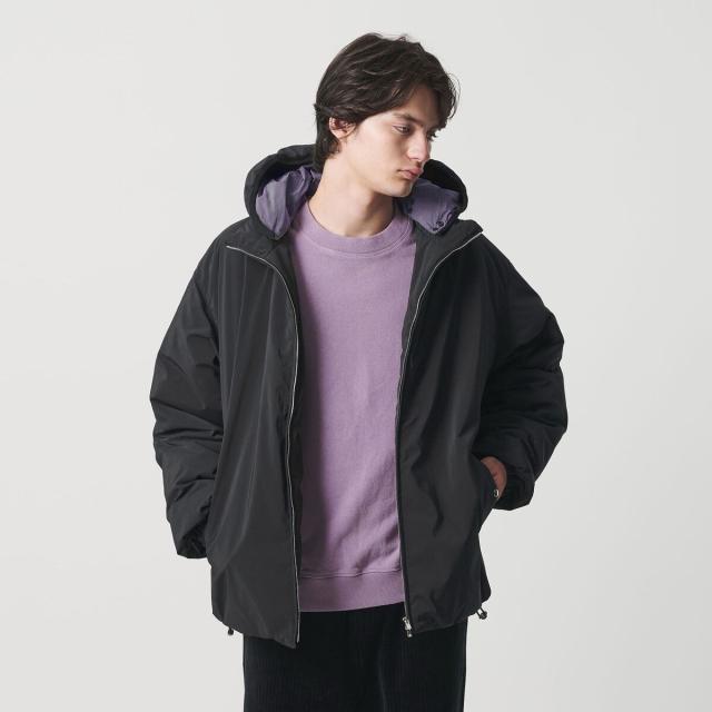 モンキータイム（monkey time）/パデッド ツイル レイヤードフード ジャケット −撥水機能−