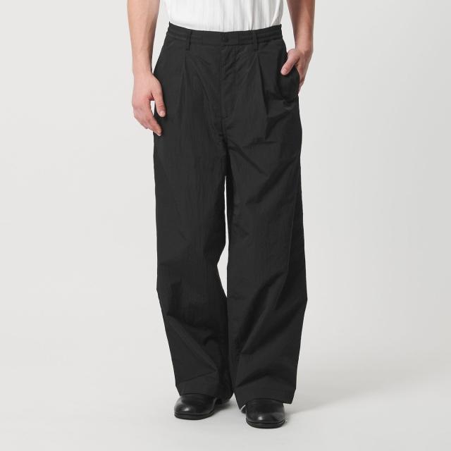 モンキータイム（monkey time）/バックブラッシュド タフタ イージー パンツ