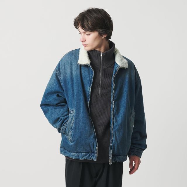 【NEW】モンキータイム（monkey time）/ボア デニム ジャケット