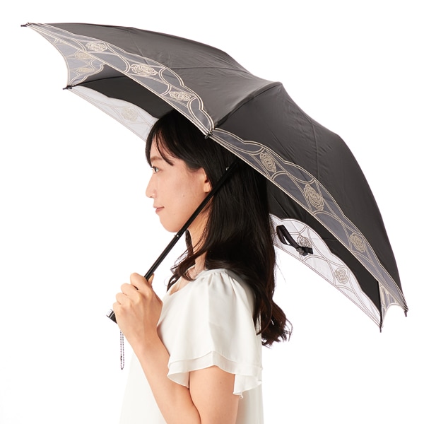 アナ スイ（ANNA SUI）/ ANNA SUI （アナスイ） 薔薇ステンドグラス風 晴雨兼用パラソル （ミニ・クイックオープン）_2