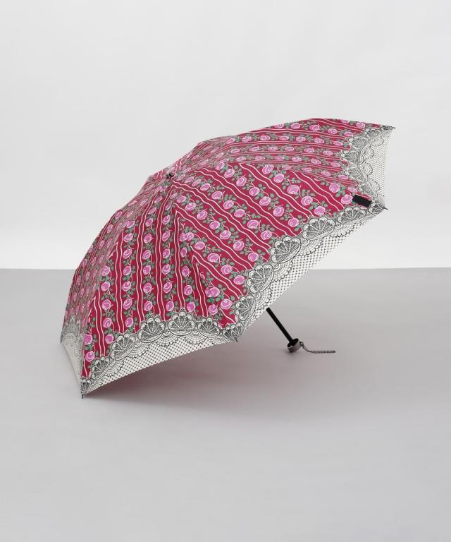 アナ スイ（ANNA SUI）/【 ANNA SUI（アナ スイ）】RESORT花柄プリント雨傘（折りたたみ傘）