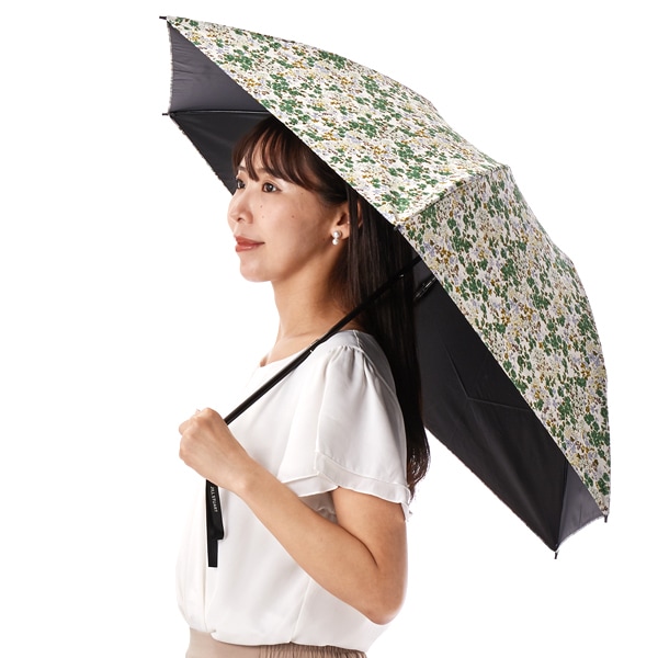 ジル スチュアート（JILL STUART）/JILL STUART（ジル スチュアート） 小花プリント晴雨兼用傘（折り畳み・ミニ傘）