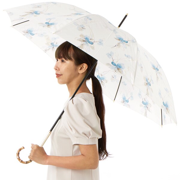 ジル スチュアート（JILL STUART）/【 JILL STUART】グラデーションフラワープリント雨傘(長傘)