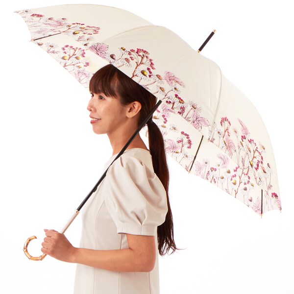 ジル スチュアート（JILL STUART）/【 JILL STUART】ボタニカルプリント雨傘(長傘)_2