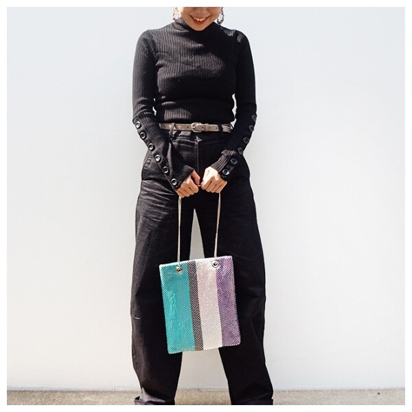 Casselini（Casselini）/SHOPメタルメッシュトート