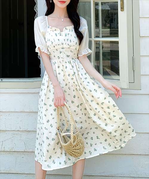 テディショップ（TeddyShop）/レディース 2WAY小花柄フリルオフショルワンピースの通販は 5,442円