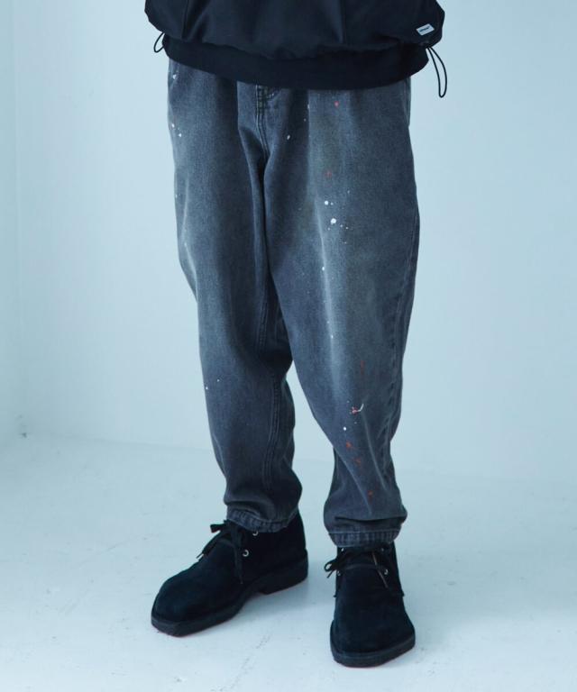 レアセル（rehacer）/rehacer : Paint Dot Denim Pants / ペイント ドット デニム