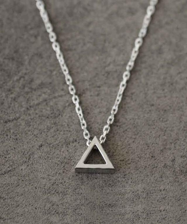 レアセル（rehacer）/rehacer × ANIKULAPO triangla wall necklace_4