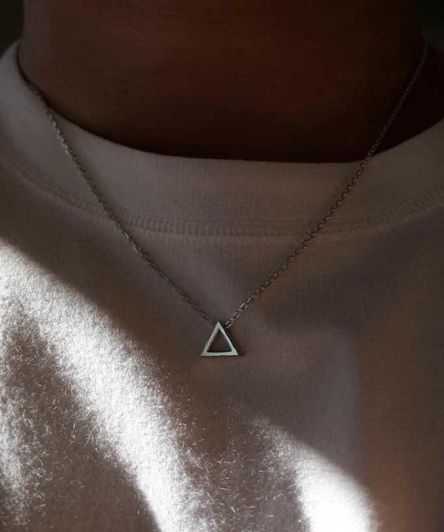 レアセル（rehacer）/rehacer × ANIKULAPO triangla wall necklace_10