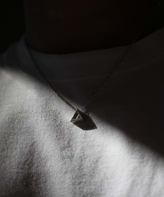 レアセル（rehacer）/rehacer × ANIKULAPO triangla wall necklace_11