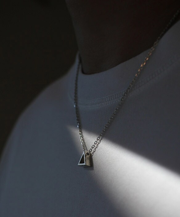 レアセル（rehacer）/rehacer × ANIKULAPO triangla wall necklace_12